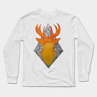 Geometric Deer Long Sleeve T-Shirt